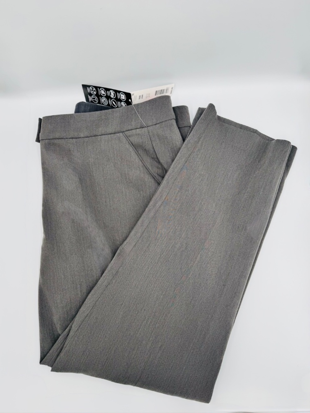 Investments The 5th Avenue Fit Pants Womens 20W Charcoal Straight Leg Office New